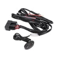 thumbnail image 1 of Double Color Wiring Harness Kit, 16AWG Core Cable High Low Beam Wiring Harness Kit Stable Current Easy Install  for LED Pod Fog Lights, 1 of 7