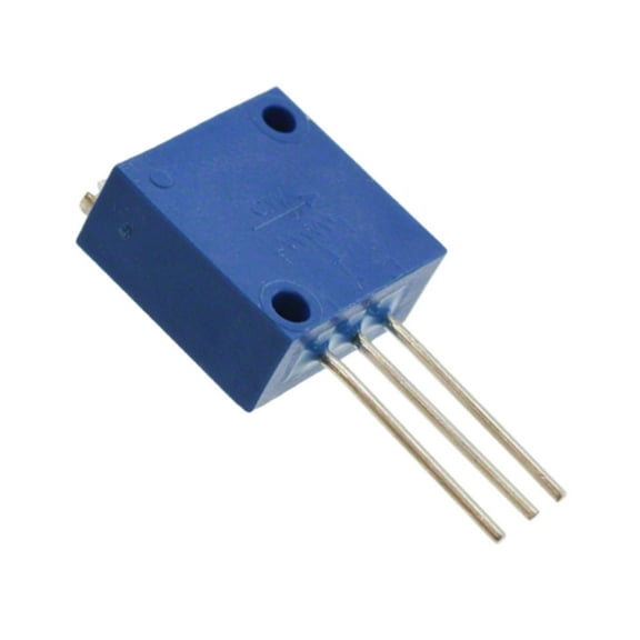 3250W-1-101 Res Wirewound Trimmer 100 Ohm 5% 1W 25(Elec)Turn 1.91mm (12.7 X 5.59 X 13.59mm) Pin Thru-Hole Tube, RoHS