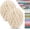 Beige, variant on Chunky Chenille Yarn for Crocheting 2 Pack Hand Knitting 28 Yards / 8 oz Thick Tie Dye Fuzzy Jumbo Finger Arm Blanket Bag Cushion (Light Purple) Light Purple