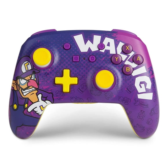 Control Inalambrico Nintendo Waluigi PowerA Morado Switch