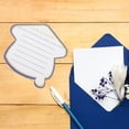 thumbnail image 4 of OULII 10Pcs Happy Graduation Card Graduation Cap Shaped Blue Paper Card, 4 of 4