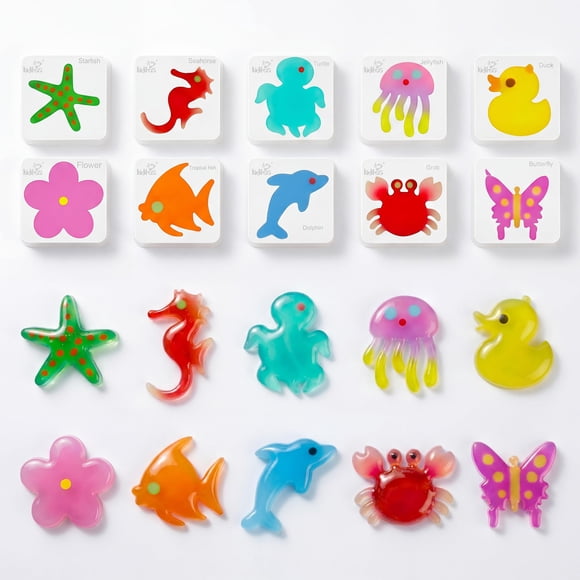 Kiditos Set de Moldes Magic Water Elf de 10 Formas Libres de BPA