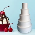 thumbnail image 3 of Cake Dummy Diy Round Shape Foam Multipurpose Cake Mold For Kitchen14Inch, 3 of 5