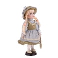 thumbnail image 3 of Muñeca de Porcelana Victoriana Zulema de 2 Piezas 30 cm Traje de Vestir, 3 of 8