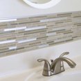 thumbnail image 4 of Smart Tiles - Adhesive Peel and Stick Tile Trim, Silver - 4-Pack 18" x 0.27", 4 of 4