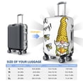 thumbnail image 4 of Yiaed Gnome Sweet Honey Print Travel Luggage Cover Suitcase Protector Fits 18-32 Inch Luggage Wheel Covers Patterned Elastic Luggage Anti-scratch（No luggage）-Large, 4 of 5