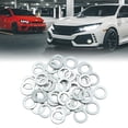 thumbnail image 2 of Unique Bargains 50pcs Engine Oil Crush Washers Drain Plug Gaskets 14mm ID. 22mm OD. for Car, 2 of 2