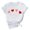 White, variant on Charella Short Sleeve Shirts for Women Valentines Day Gifts Crewneck Fashion Print T-shirts Loose Fit Tops,White,XL