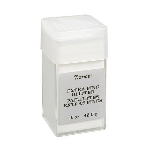 Extra Fine Glitter: Snow White, 1.5 ounces