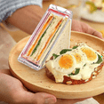 thumbnail image 2 of Triangle Sandwich Container Triangle Clear Plastic Sandwich Container with Lid To-Go Containers for Cheese 1Pcs, 2 of 7