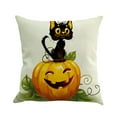 thumbnail image 2 of Jusqu'à 65% de Réduction SMihono Halloween Coton Housse de Coussin Housse de Coussin Canapé Maison Decor, 2 of 2