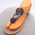 thumbnail image 4 of 2PCS Shoes Patch Handmade Beads Ethnic Shoes Applique Sew on Patch for Sandals, 4 of 10
