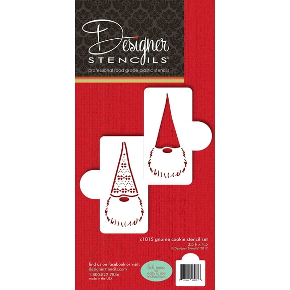 Gnome Cookie Stencil Set C1015 by Designer Stencils