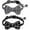 Black+Gray, variant on Dalrosia Breakaway Cat Collar with Bell and Bow Tie Plaid Kitten Collar for Cats and Small Dogs Pets Adjustable from 8-11In,
