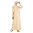 thumbnail image 2 of Beige - Unlined - Modest Dress - Refka, 2 of 5