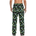 thumbnail image 2 of FREEAMG Cactus Pajama Pants for Men, Men's Separate Bottoms, Comfortable Sleep Lounge Pj Pants, 2 of 7