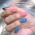 thumbnail image 3 of JODSONE Gel Nail Polish 32 Colors Set, Translucent Jelly Pink, Classic Red Pink Neutral Nude Colors, Soak off Manicure, DIY Nail Art at Home, Gifts for Women, 3 of 9