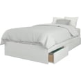 thumbnail image 2 of Milton 2 Piece Twin Size Bedroom Set, Bark Grey and White, 2 of 5