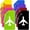 Multicolored, variant on Luggage Tags for Suitcases, Quickly Spot 8Pcs Luggage Identifier Tags, Travel Essentials Accessories Name Tags for Backpacks, Suitcases, Bags, Baggage, Cruise - Flexible Silicone (Green)