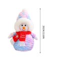 thumbnail image 5 of Vggrvlo Snowman Christmas Plush Decorations Christmas Decorations Indoor Snowman Xmas Treetop Ornament for Kitchen, Tiered Tray and Home Decor, 5 of 6