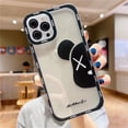 thumbnail image 4 of Fashion Bear KAWS Pareja Tpu Suave Funda Para Teléfono Compatible Para iPhone 14 13 12 11 Pro Max 7 8 X XR XS 6 6s Plus SE 2020 2022 Transparente A Prueba De Golpes Protector De Lente De Cámara Cubier, 4 of 4