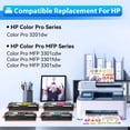 thumbnail image 2 of Cartuchos de tóner ZIPRINT 218X, paquete de 4 con chip para HP 3301fdw, 2 of 9
