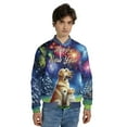 thumbnail image 4 of Happy New Year Labrador Retriever Family Cheer Winter Midnight Firework All Over Print 3D Baseball Jacket Lab Dog Lover Gifts Bomber Jacket Softball - 02025, 4 of 6