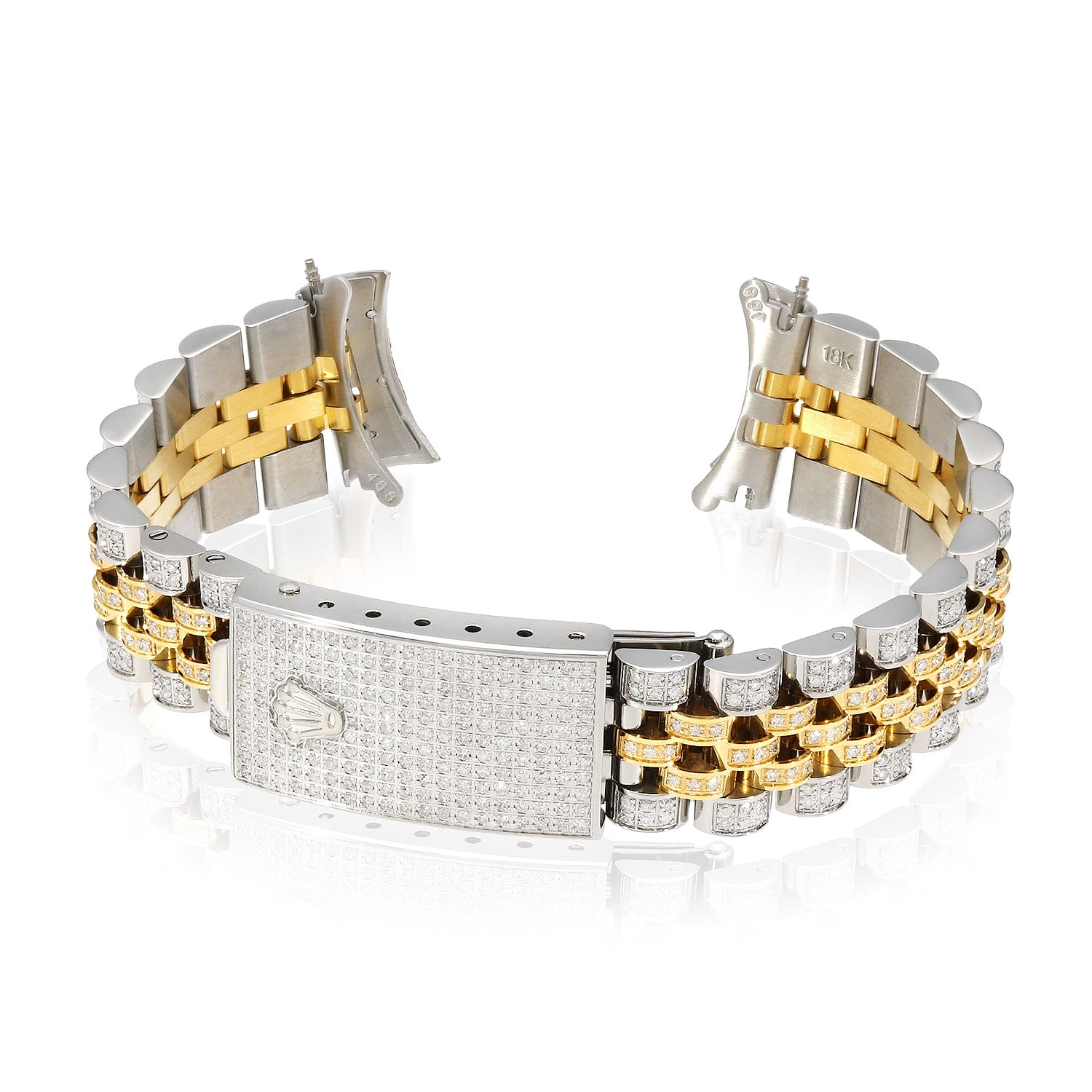 Details more than 150 rolex diamond bracelet mens