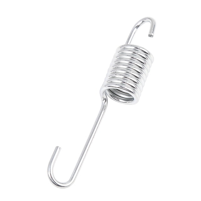 Longitud 8.5cm Resorte De Retorno De Soporte De Pata De Cabra Plateado De Motocicleta