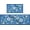 Blue, variant on Kitchen Rugs and Mats Non Skid Washable Set of 2,Boho Floral Modern Farmhouse Bohemian Kitchen Runner Rugs with Rubber Backing for Kitchen Decor and Accessories (Beige 17"x47"+17"x30")