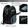 thumbnail image 4 of Disketp Cartoon Ducks Mochila de Viaje Estampada para Laptop con Puerto de Carga USB, Mochila Impermeable para Computadora – Regalo para Hombres y Mujeres, 4 of 7