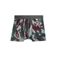 thumbnail image 3 of Bóxer Zaga para Hombre, Vino Largo Double Brush 3 Piezas Talla CH, 3 of 4