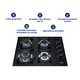 thumbnail image 3 of Parrilla A Gas 4 Quemadores Empotrable Naesi Vidrio Templado AN104, 3 of 9