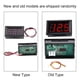 thumbnail image 5 of Medidor de Voltaje Digital Voltímetro de 3 Hilos DC 0-100V Medición de Voltaje Mini Pantalla LED de 056 "Medidor de Panel de Voltios Digital con Reversa Probadores Múltiples ANGGREK  Otros, 5 of 8