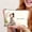 Girl B, variant on Custom Name Cute Girl Floral Design Makeup Bag Durable Lightweight Foldable Cosmetic Pouch Women Travel Party Shopping Bags