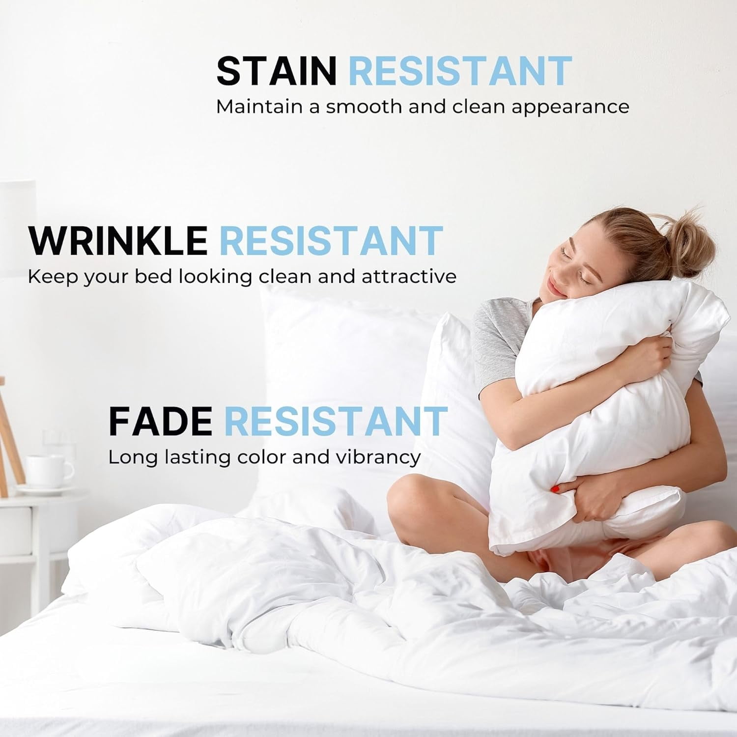 CGK Linens Extra Soft Pillowcases Set of 4 - Queen / Standard Size Hotel Luxury Breathable & Cozy 4-Piece Pillow Covers, Beige