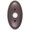 Medium Bronze, variant on Emtek 2414MB 4-1/2" Height Oval Style Bronze Lighted Doorbell Rosette From The Lost Wax