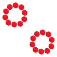 thumbnail image 2 of serony 1/2/3/5 Lot de 10 Balles d'Eau Réutilisables Jouets de Combat de Piscine Absorbants Interactifs pour Adultes Parent-Enfant Rouge 2 Pcs, 2 of 6