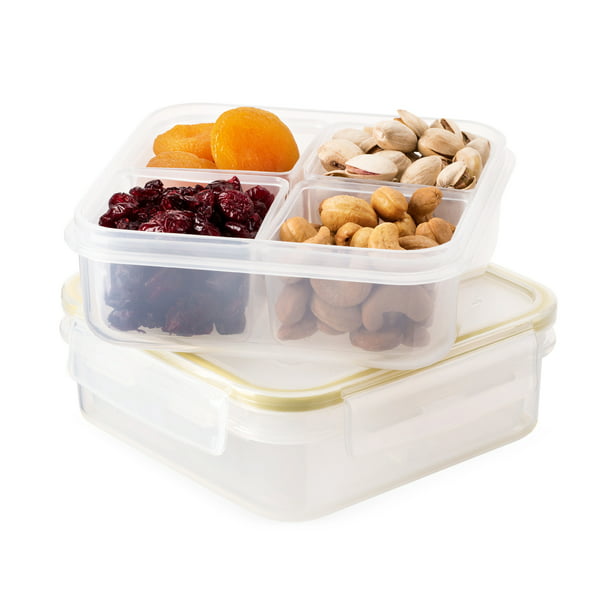 best glass lunch containers with dividers