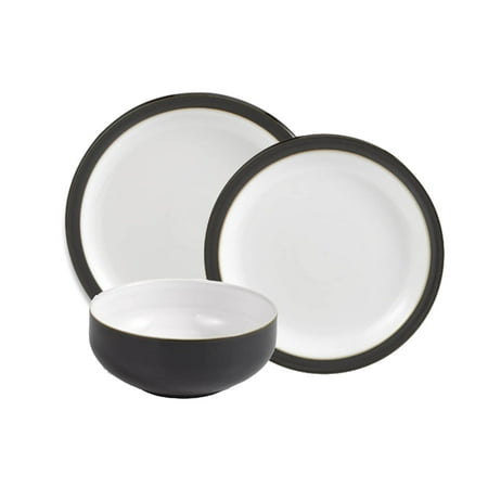 Denby  Jet Black 12-piece Dinnerware Set (Best Price Denby Dinnerware)