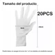 thumbnail image 2 of 20pares Guantes Blancos Algodón Para Escolta Joyería Meseros, 2 of 8
