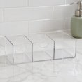 thumbnail image 4 of ievspot Transparent Vanity Drawer Dividers Plastic Organizer Bins Plastic Organizer Storage Box Stackable Waterproof Pet Container for Makeup Stationery Small, 4 of 8