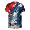 thumbnail image 5 of Cavosen Mens T Shirts Graphic Short Sleeve Crew Neck Independence Day Patriotic Tee 250 Years Red White and Blue Shirt Summer Loose Tops, 5 of 5