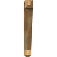 thumbnail image 2 of Ekena Millwork 4"W x 26"D x 30"H Traditional Craftsman Rough Sawn Bracket, Western Red Cedar, 2 of 4