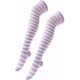 thumbnail image 1 of Calcetines altos a rayas hasta el muslo por encima de la rodilla, calcetines altos hasta la rodilla, calcetines altos para Halloween Navidad, 1 of 3