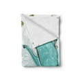thumbnail image 2 of Tea Soft Flannel Fleece Throw Blanket, Rose Flowers Teapot Butterfly Dragonfly Nuts Kitchen Cake Doodle Artwork Print, Cozy Plush for Indoor and Outdoor Use, 50" x 70", Multicolor, by Ambesonne, 2 of 6