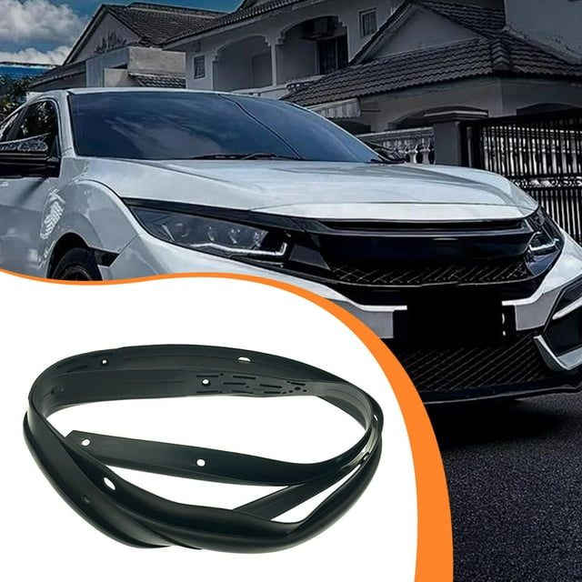 Junta de sellado de capó de goma Tira selladora de capó 74146-tba-a01 Accesorios Negro para repuestos Fácil de instalar Resistente