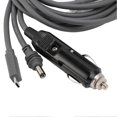 thumbnail image 3 of Câble d'alimentation 3 en 1, fiche mâle CC vers adaptateur de chargeur de voiture de type C PD100W pour mini appareil satellite, 5 mètres, 3 of 4
