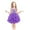 Purple, variant on Taybagh Toddler Dresses for Girls Sparkly Sequin Princess Dress Tiered Party Satin Clothes for Summer Celebration