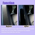 thumbnail image 3 of Black Window Pillar Posts Door Trim Piano Cover, Fit For Honda HR-V 2016-2021, Exterior Door Window Pillar Posts 8 Pcs, 3 of 6